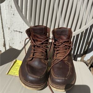 KEEN Women’s San Jose Work Boots Wedge sole Moc Toe